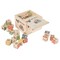 Hey! Play! Wooden Learning Blocks Set - 48 Alphabet Letters Numbers And More